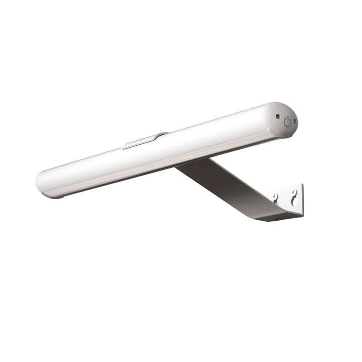 Easy-install wireless LED art light, dimmable & rechargeable. Sleek wall lamp enhances modern decor with warm glow.