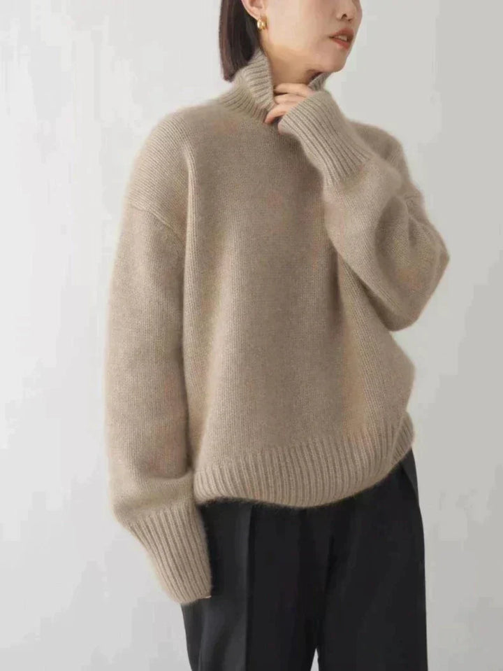 Classic design women's Catalina pullover sweater, long sleeve knit top for elegant casual chic style.
