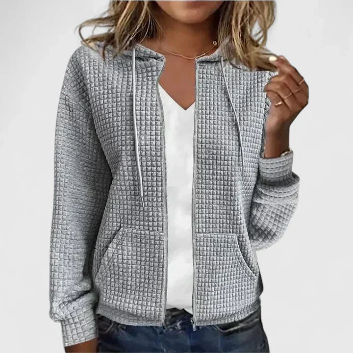 Versatile women's lightweight cardigan, elegant flowing design. Perfect knit outerwear for chic layering fashion.