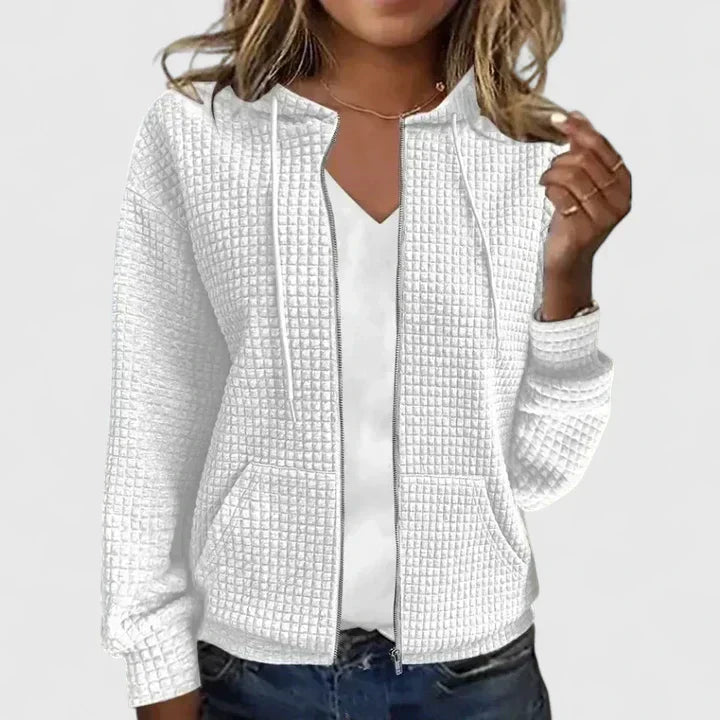 Stylish women's lightweight flowing cardigan. Elegant knit design with an open front, great for versatile fashion.