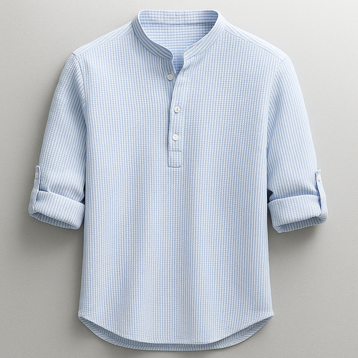 Men's classic button-down shirt, long sleeve, tailored fit for sophisticated office or everyday style.