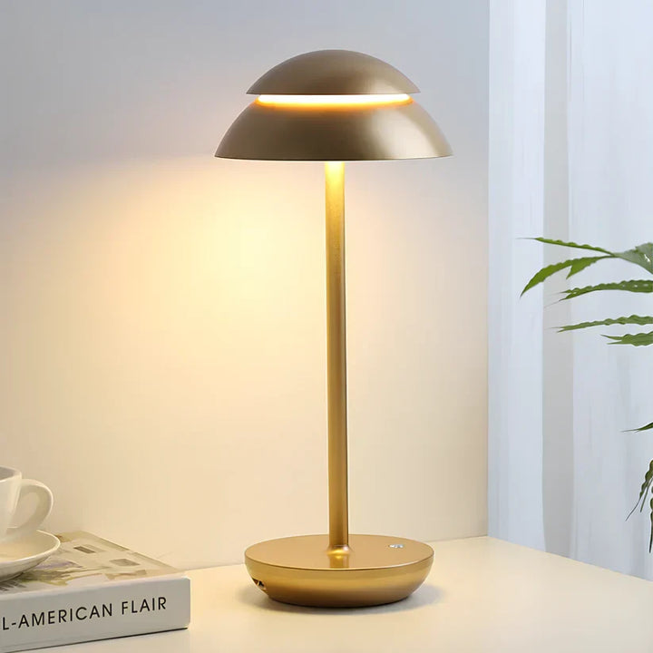 Portable rechargeable LED lamp. Nordic minimalist design, perfect for ambient lighting in any room.
