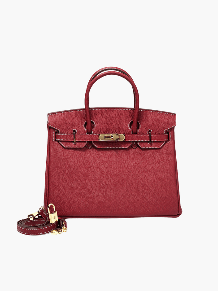 Versatile women's leather purse, perfect for professional settings or elegant casual outings.