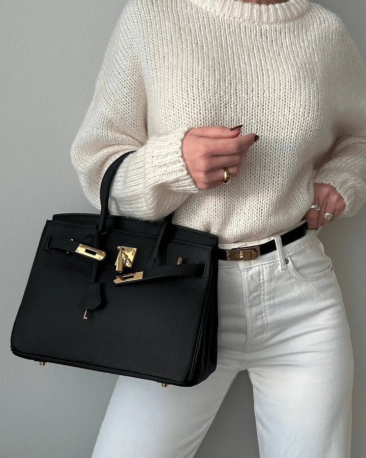 Sophisticated ladies' leather bag, perfect for adding a touch of elegance to any outfit.