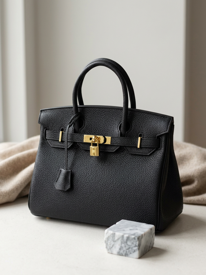 Women's stylish leather crossbody bag, featuring a classic design and secure chic closure.