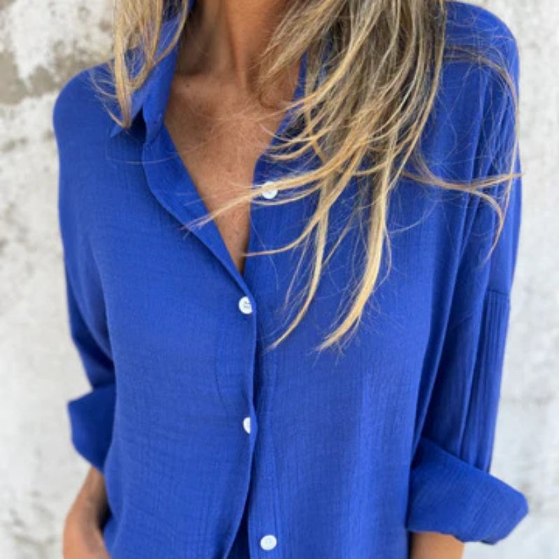 Summer-ready women's casual two-piece set featuring a comfy polo and matching shorts.