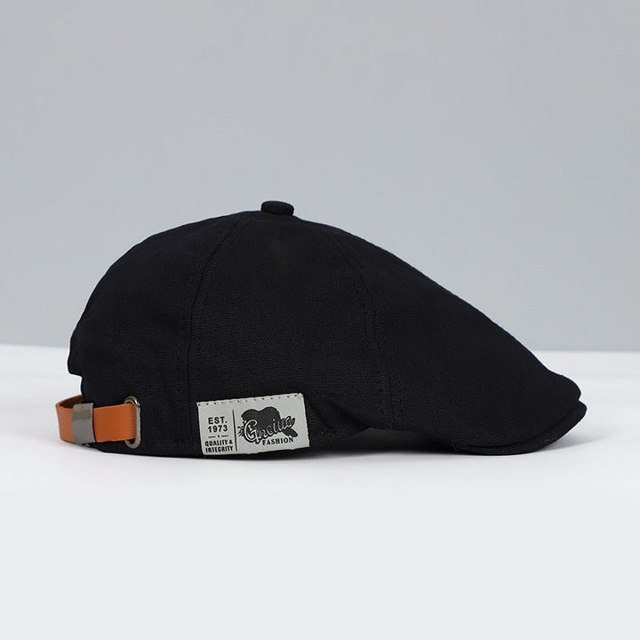 Classic women's adjustable beret hat made from soft cotton, a stylish fashion accessory.