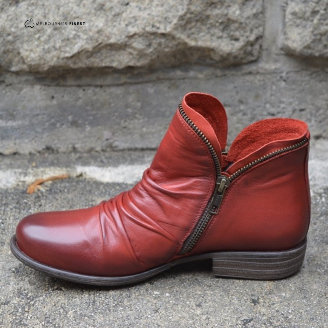 Women's waterproof walking boots with orthopedic design for ultimate comfort & foot support in any weather.