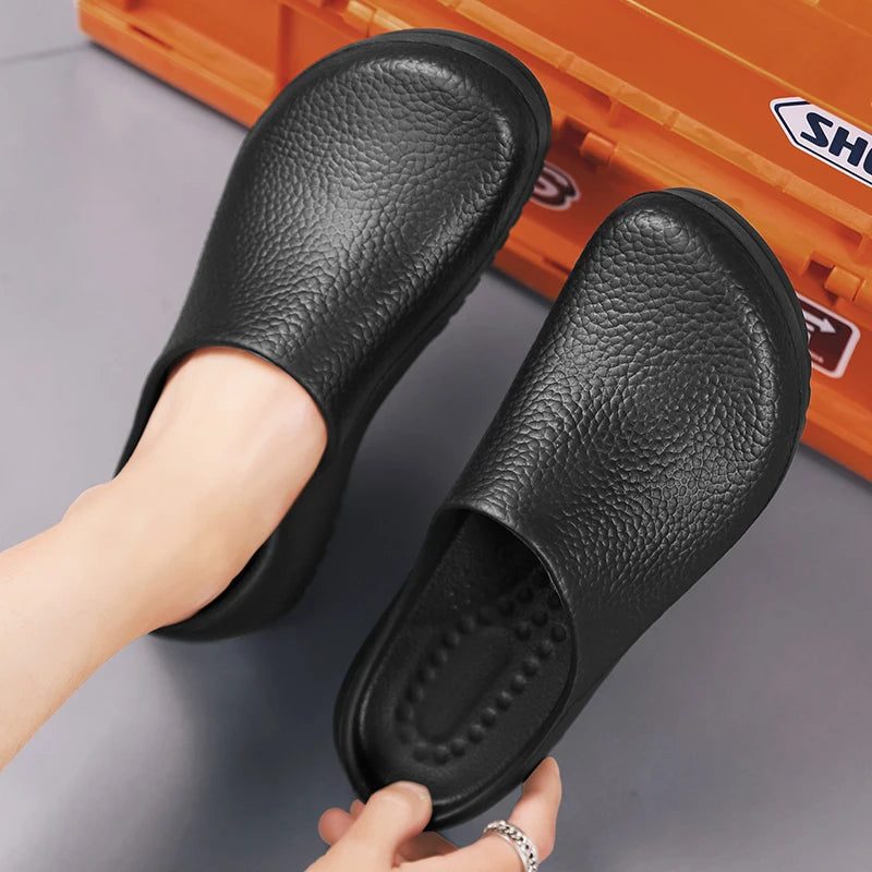 Professional waterproof work clogs providing non-slip safety & comfort. Ideal for long hours in kitchens & hospitals.