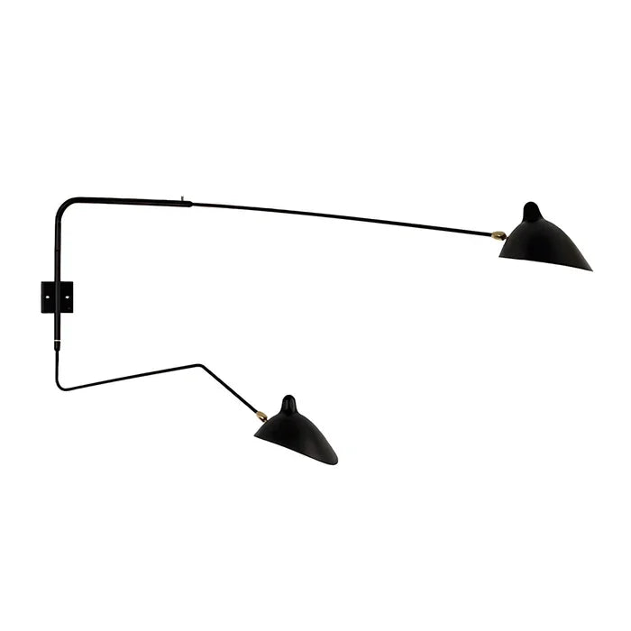 Contemporary white adjustable reading lamp, perfect for bedrooms or living room accent lighting.