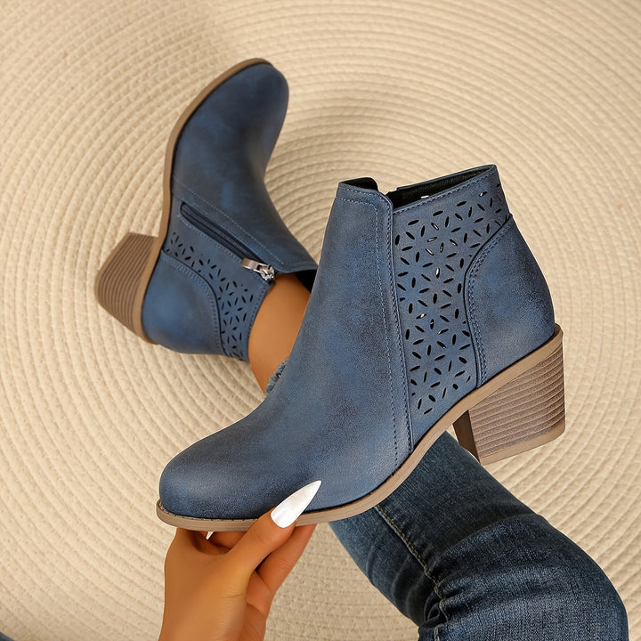 Women's laser cut orthopedic boots. Breathable, comfortable, arch support for all-day foot pain relief & walking.