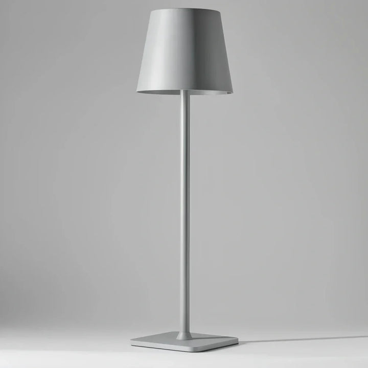 Rechargeable LED table lamp, modern design for effective indoor/outdoor lighting.