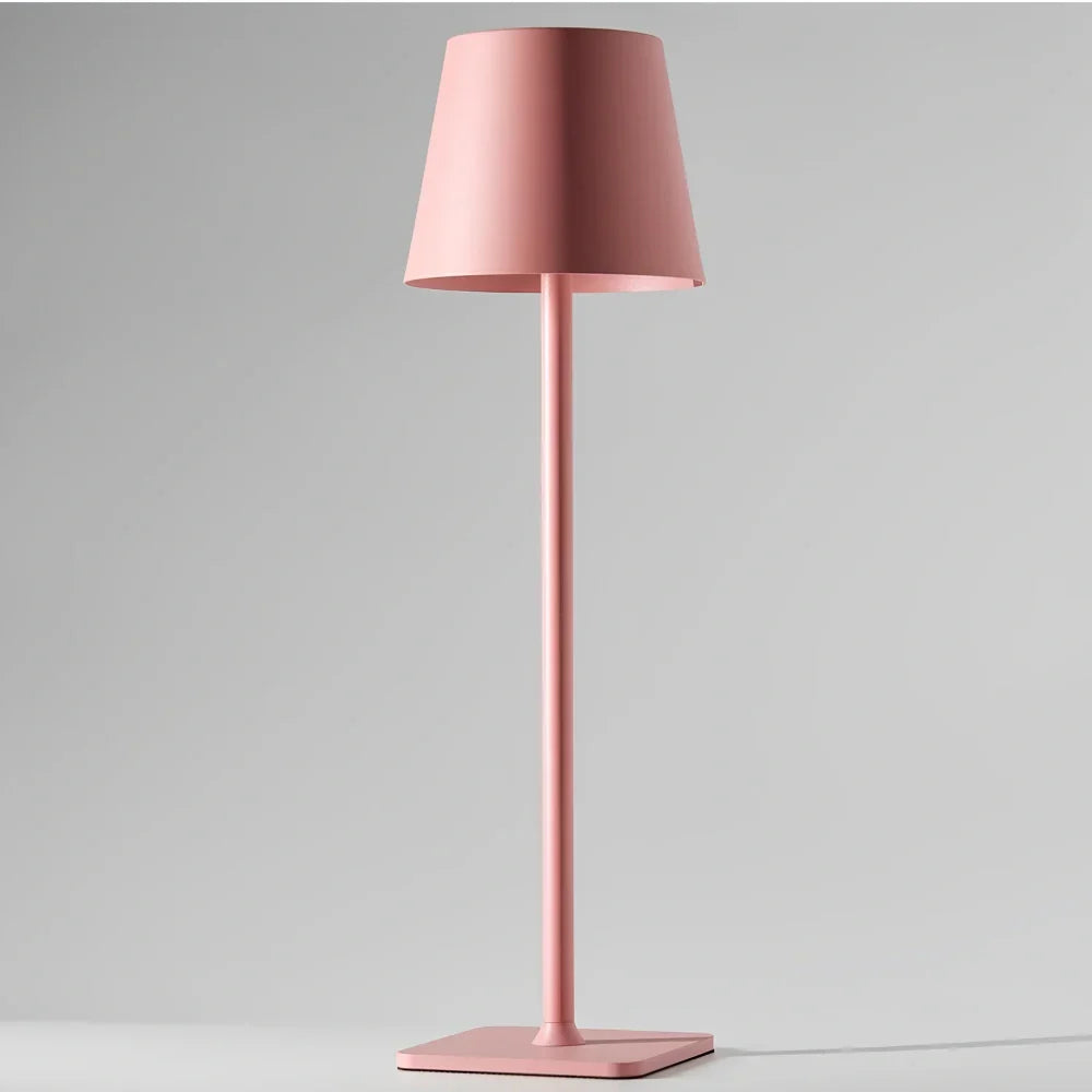 Nvroome tall LED lamp, portable and dimmable for indoor outdoor use.