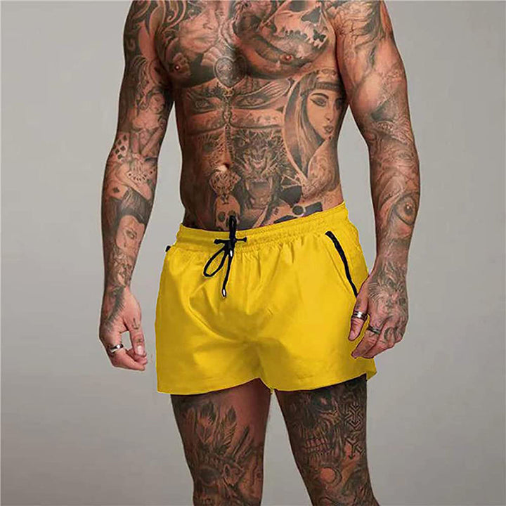 Men's quick-dry swimwear: versatile swim shorts for resort, beach, and summer fashion.