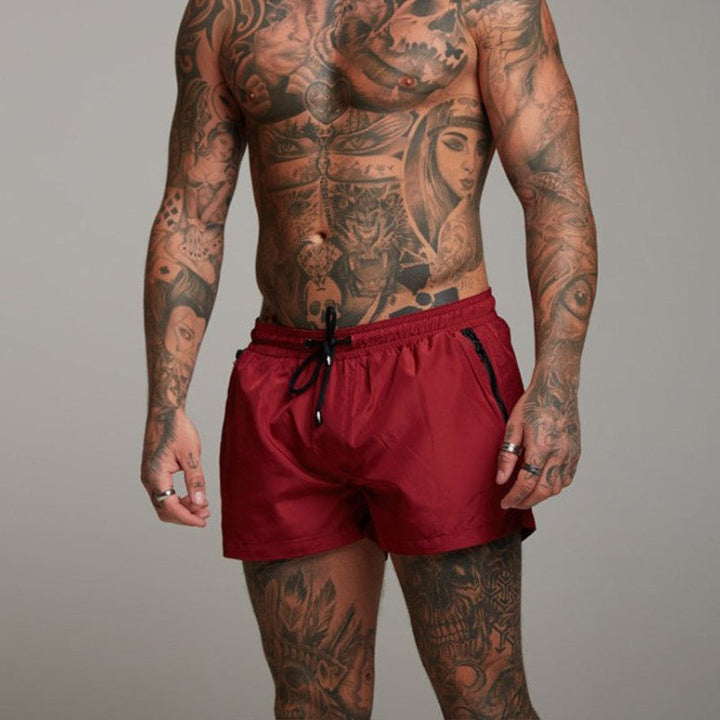 Quick-dry men's swim shorts, a stylish and comfortable choice for any beach or pool activity.