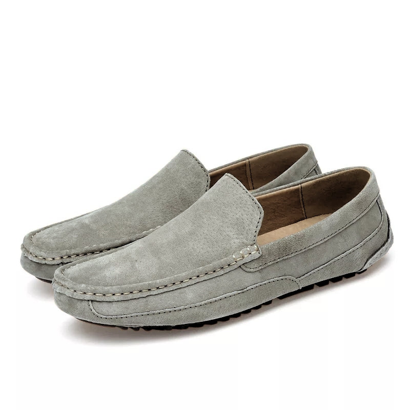 Everyday men's slip-on moccasin loafers, offering comfort and classic style for work.