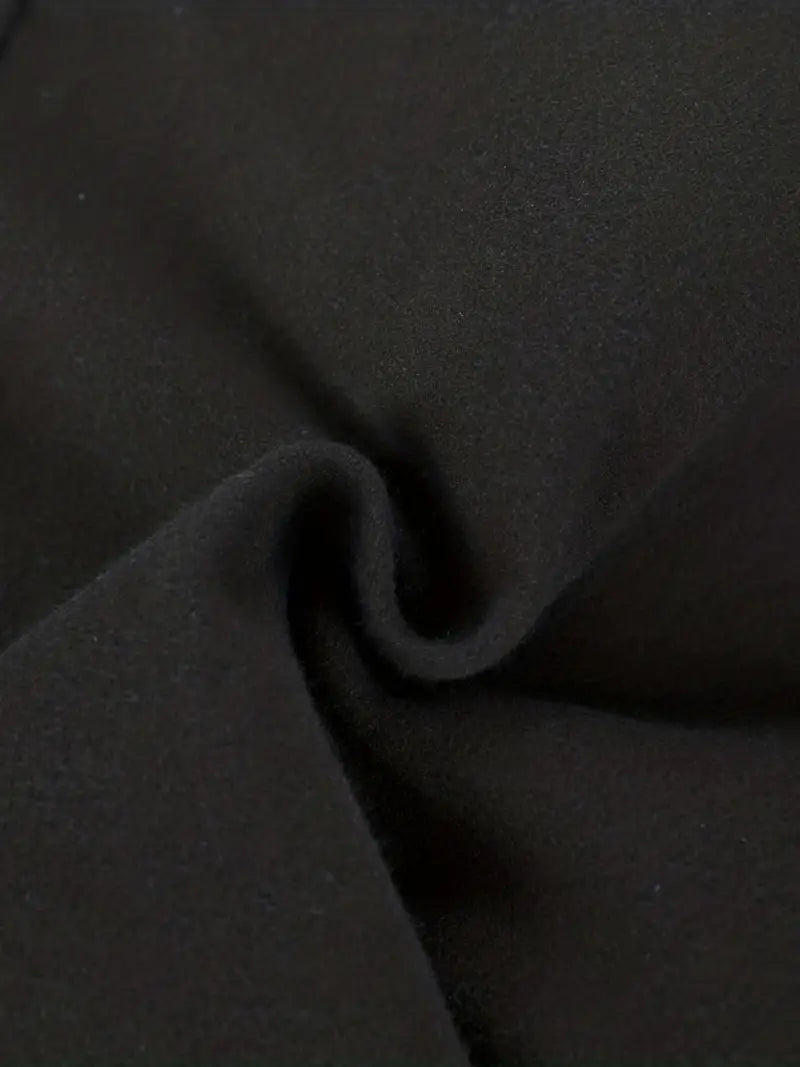 Men's classic slim fit long trench coat. This elegant notched lapel outerwear is ideal for fall & winter fashion.