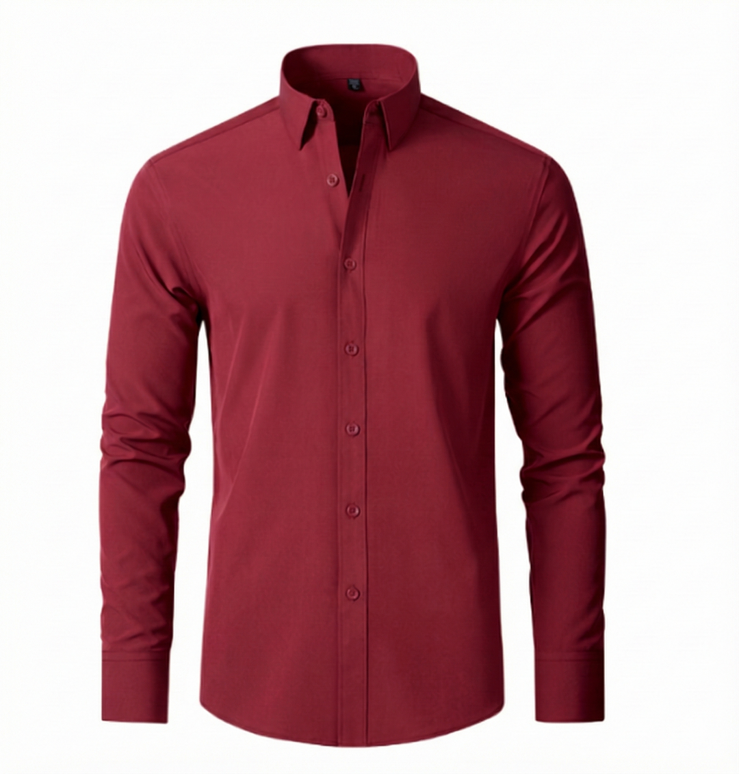 Sharp & modern men's formal long sleeve tight shirt, professional office wear & business casual.