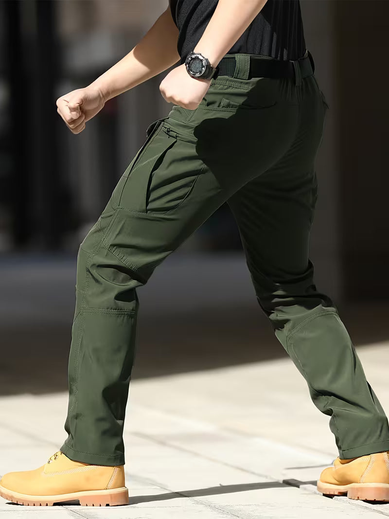 Practical men's multi-pocket workwear bottoms, offering durability and functionality.
