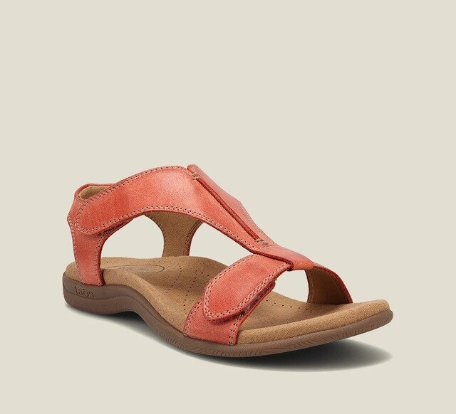 Orthopedic women's summer sandals combining comfort & style. Features arch support, lightweight design & T-strap fashion.