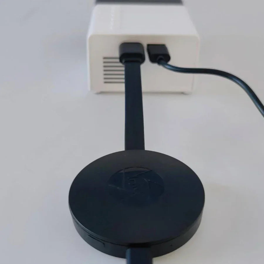 Wireless HD streaming adapter for home entertainment, mirroring content to your TV.