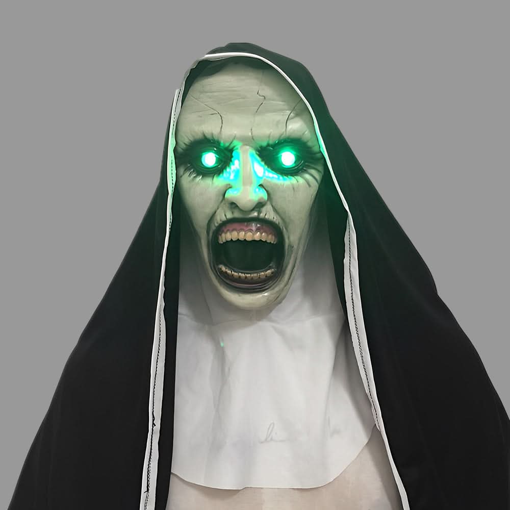 Top-quality realistic latex mask for adult Halloween, cosplay, theatre, & party costumes.
