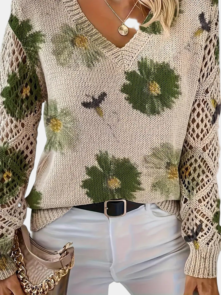 Everyday women's knit sweater, comfortable and stylish, perfect for all-season casual wear.