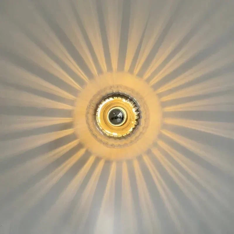 Nordic design Bauhaus wall lamp, modern lighting fixture for elegant home decor and ambient light.