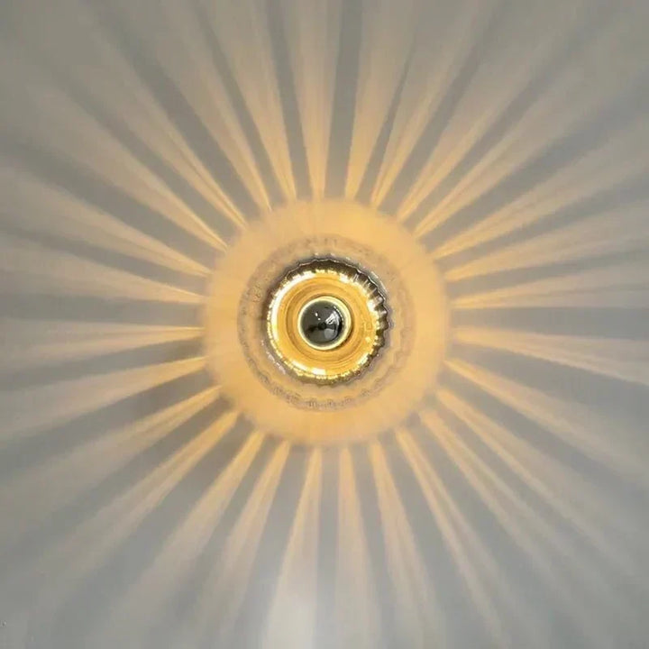 Nordic design Bauhaus wall lamp, modern lighting fixture for elegant home decor and ambient light.