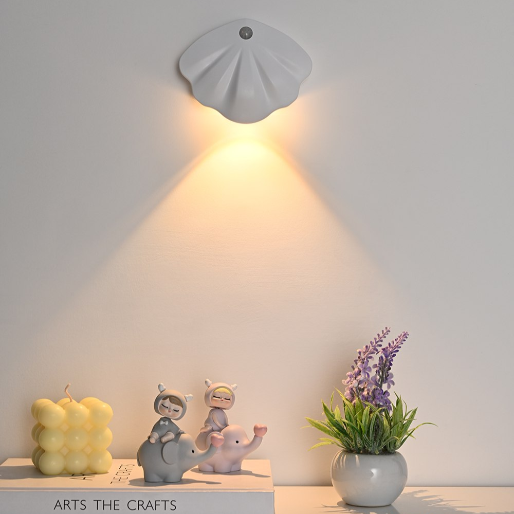 Rechargeable LED motion sensor light, wireless for closet illumination & smart home use.