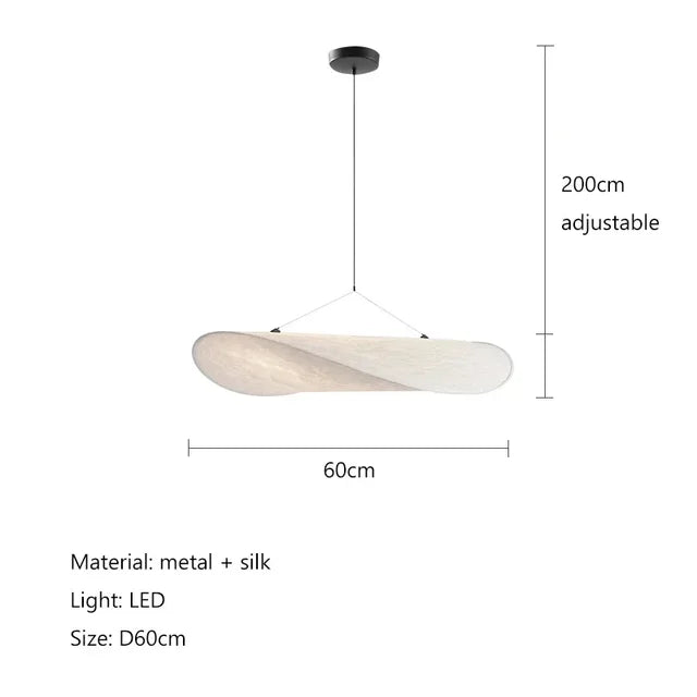 Home Decor Ceiling Lamp: Artisan crisp-shaped silk design, a stunning piece of modern lighting.