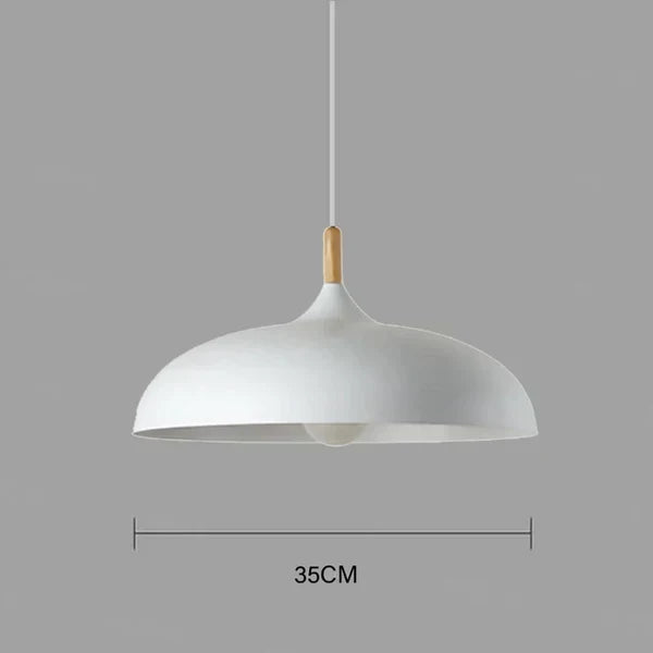Elegant Nordic style LED ceiling light, offers soft, even illumination for comfortable home environments.