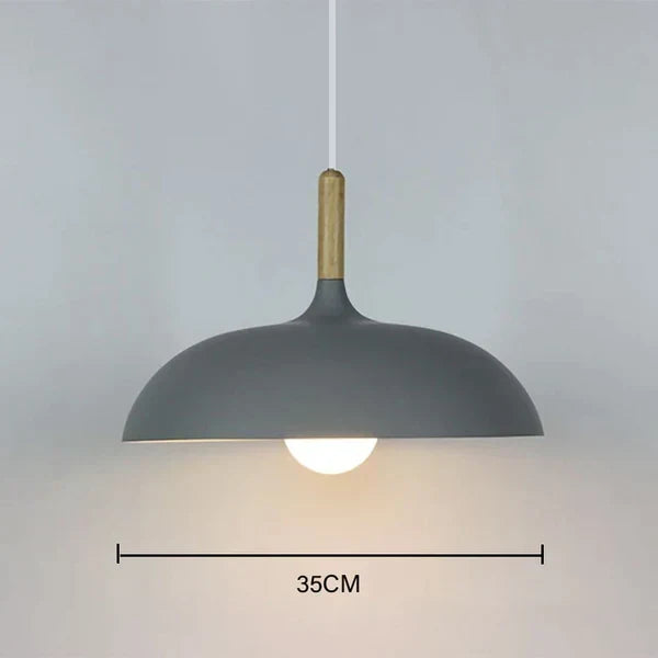 White Nordic LED ceiling lamp, minimalist design, provides efficient and stylish illumination for homes.