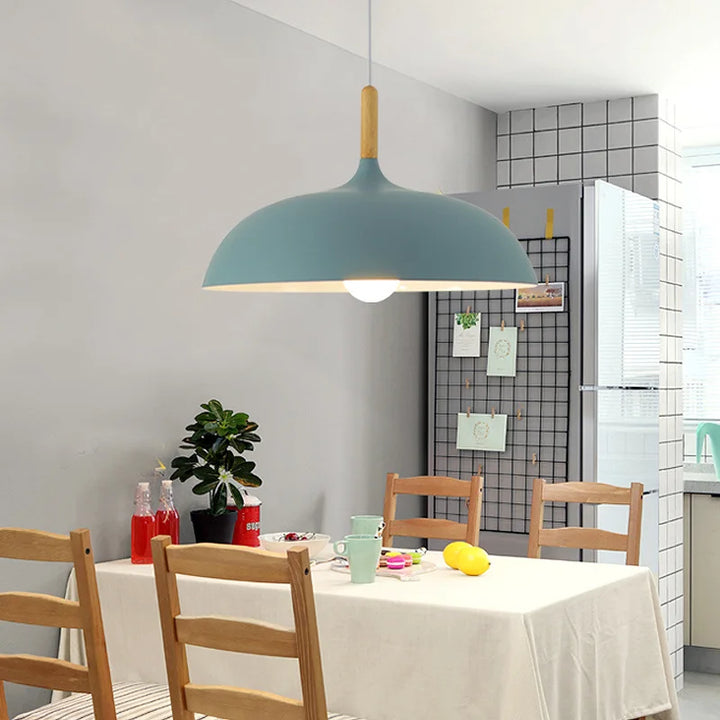 Nordic style LED ceiling lamp for modern home decor, energy-efficient Scandinavian lighting fixture.