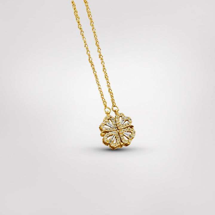 Four-Leaf Clover Necklace - Lucky Charm Pendant