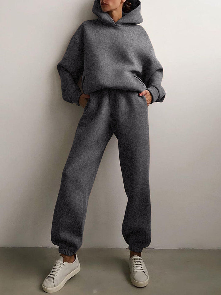 Ladies co-ord set: Zip jacket & joggers. Perfect athletic outfit for loungewear, travel, or everyday fashion.