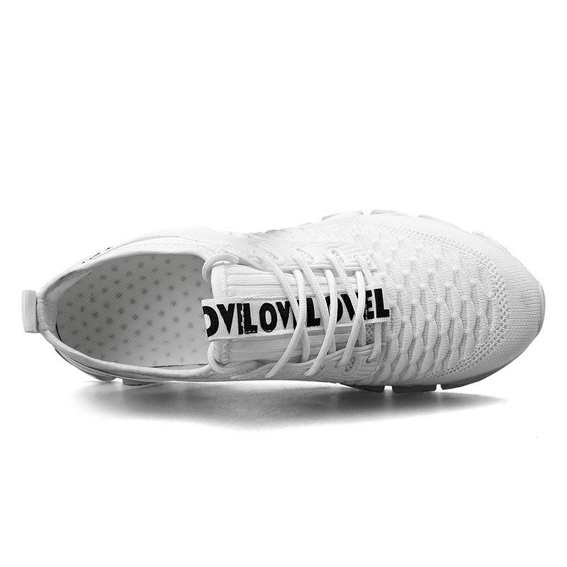 Fashionable men's hidden height casual sneakers for a taller, confident look. Everyday footwear.