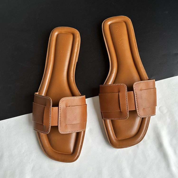 Versatile fashion slides for women, chic and comfortable slip-on sandals for summer footwear.