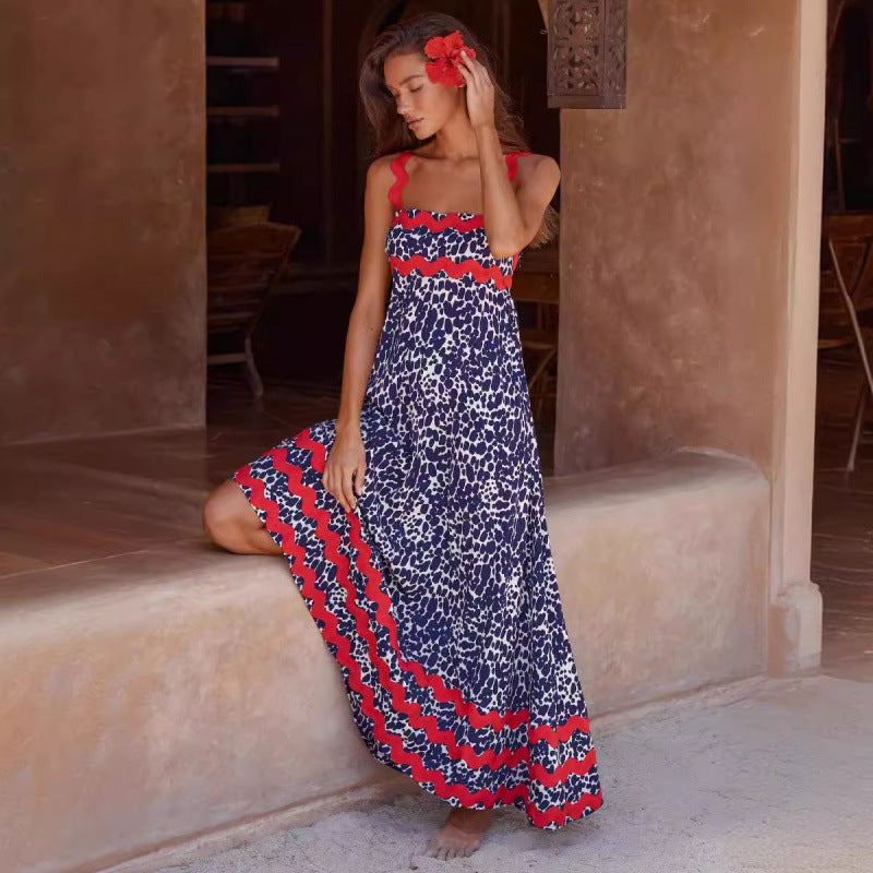 Women's Sleeveless Floral Print Dress
