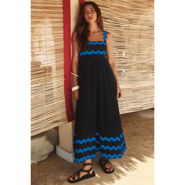 Women's Sleeveless Floral Print Dress
