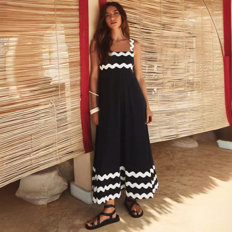 Women's Sleeveless Floral Print Dress