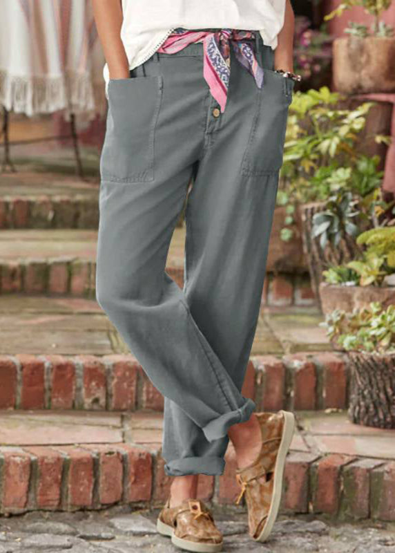 Chic women's relaxed fit trousers, perfect for versatile workwear & casual comfort.