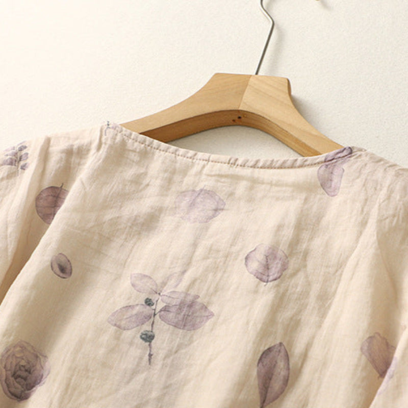 Women's Embroidered Blouse - Relaxed Fit