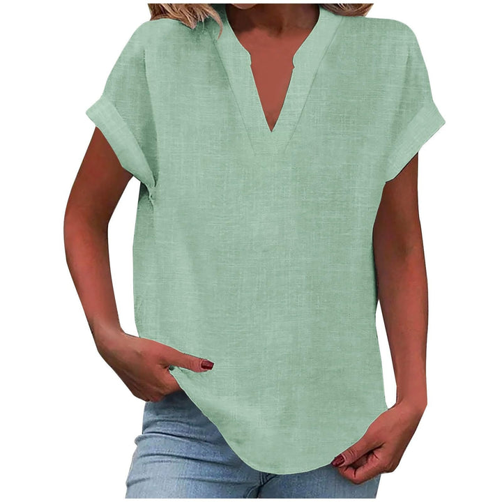 Women's Relaxed V-Neck Blouse