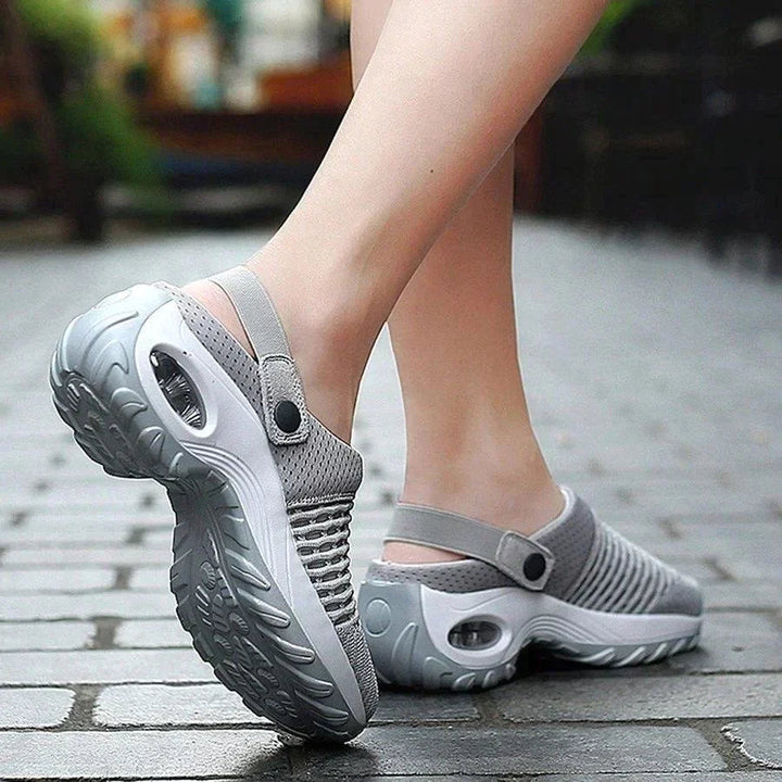 Women's orthopedic walking shoes with cushioned support, ideal for daily comfort & active lifestyles.