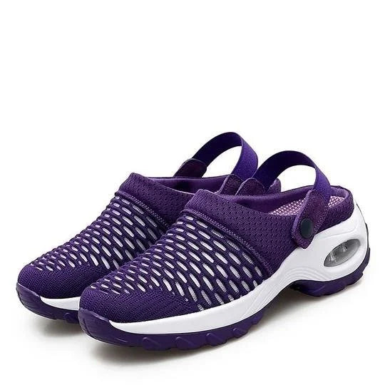 Women's comfort walking shoes, offering all-day orthopedic support & cushioning for daily activities.