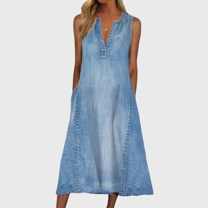 Women's Denim Comfort Dress
