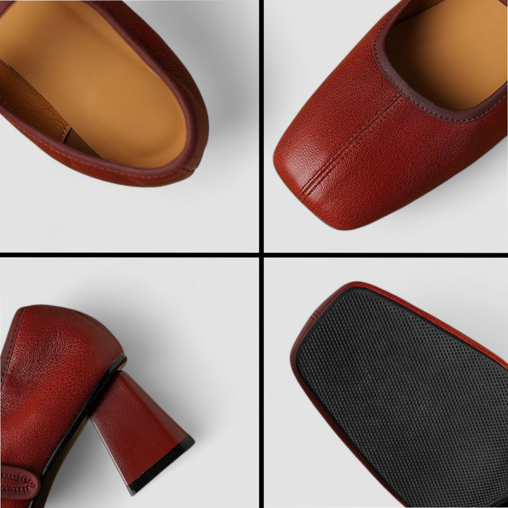 Cara women's ergonomic Mary Jane shoes, fashionable orthopedic flats for active comfort.