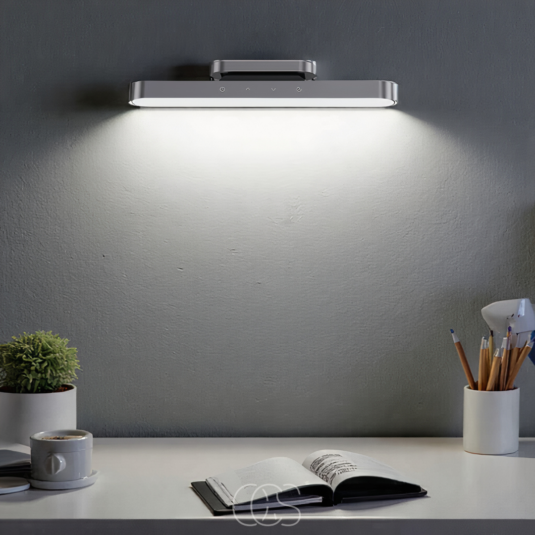 Versatile magnetic LED lamp for home decor. Attaches to any metal surface: desk, hallway, bedroom. Wireless.