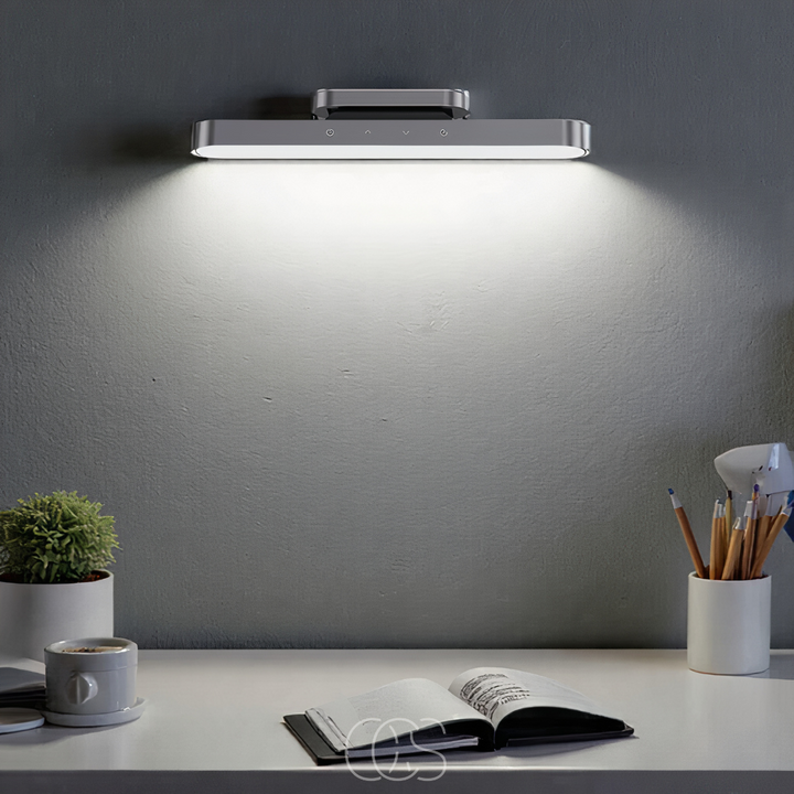 Versatile magnetic LED lamp for home decor. Attaches to any metal surface: desk, hallway, bedroom. Wireless.